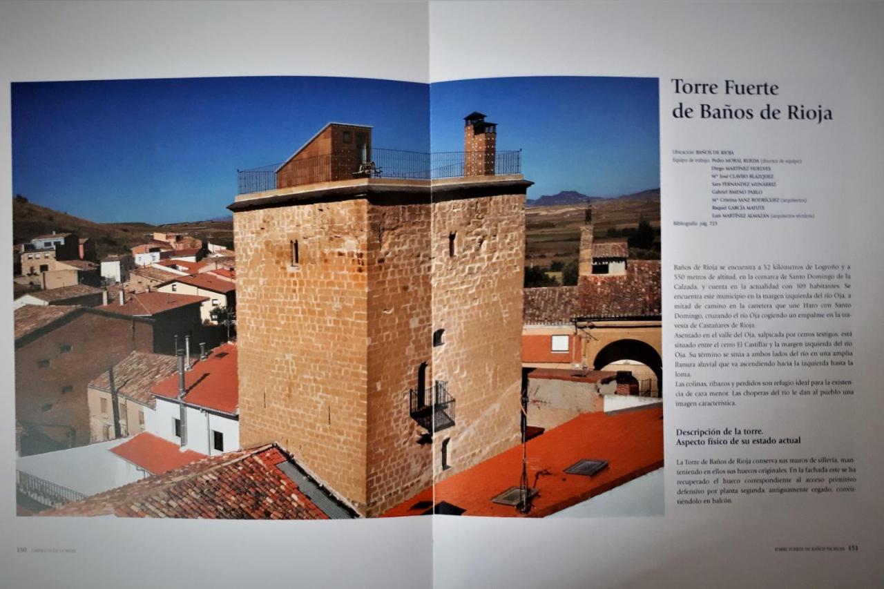 Pensjonat Torre Fuerte Siglo XIII Banos de Rioja Zewnętrze zdjęcie