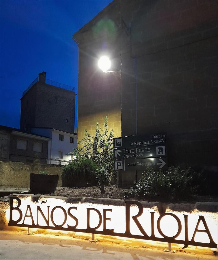 Pensjonat Torre Fuerte Siglo XIII Banos de Rioja Zewnętrze zdjęcie
