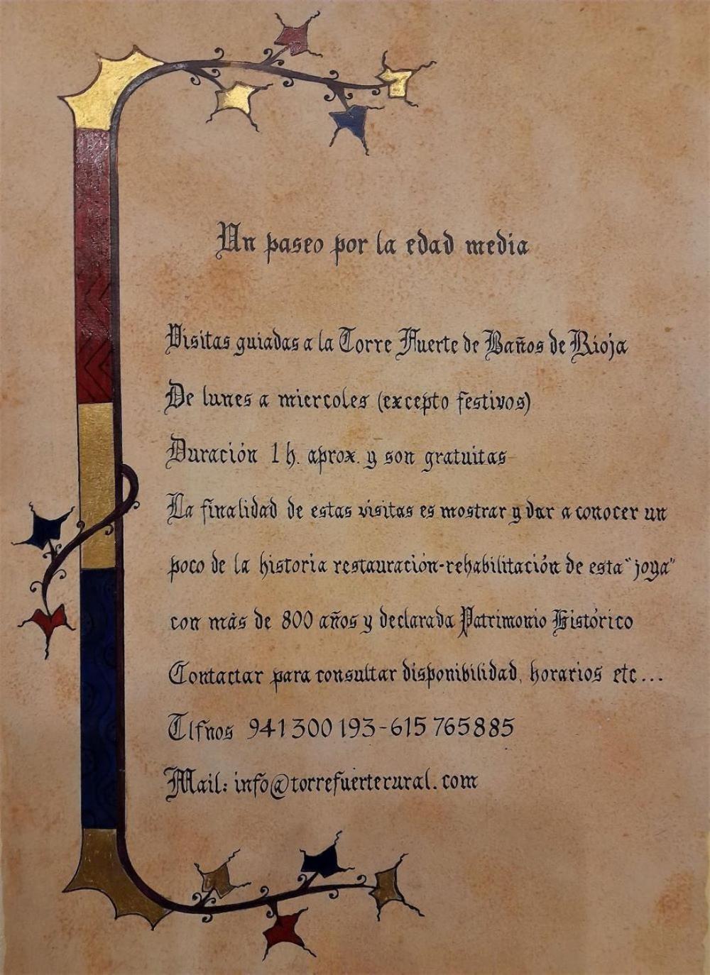 Pensjonat Torre Fuerte Siglo XIII Banos de Rioja Zewnętrze zdjęcie